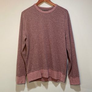 Mens long sleeve waffle